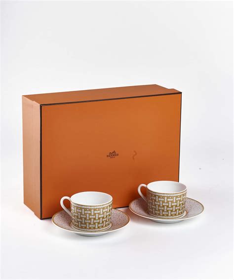 hermes porcelain tea cups